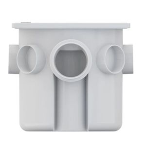 Caixa Sifonada Com Grelha E Porta Grelha Quadrada Inox 15x15 Tigre