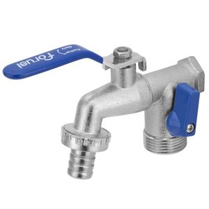 Torneira Esfera Com Saída Para Máquina 1/2x3/4 Te-03 Forusi