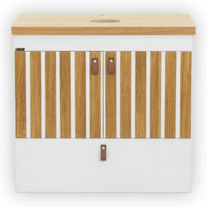 Conj Alba (Touc+Tampo) 68cm Freijo/Branco Fosco Corso