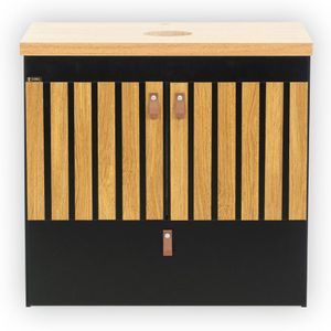 Conj Alba (Touc+Tampo) 68cm Freijo/Preto Fosco Corso
