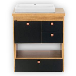 Conj Gianni (Touc+Cuba) 61cm Freijo/Preto Fosco Corso
