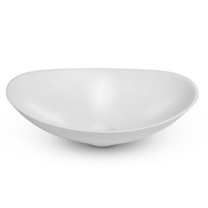Cuba Neo Oval 49x12x36cm Branco Corso