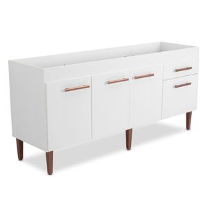 Gabinete Cozinha Valen 174cm Branco Corso