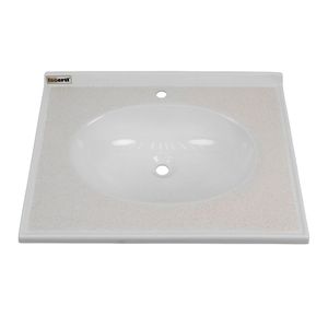 Lavatorio Alba 60cm Branco Shimmer Corso