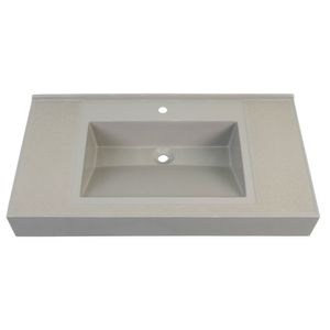 Lavatorio Pina 80cm Cinza Shimmer Corso