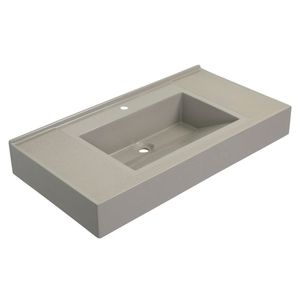 Lavatorio Pina 80cm Cinza Shimmer Corso