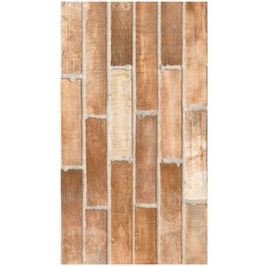 Piso Esmaltado 32x58 Tijolo Rustico Hd60077 Cx2.02m2 Incopisos