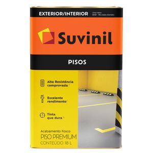 Tinta Piso Acrílico Fosco Concreto 18l Suvinil