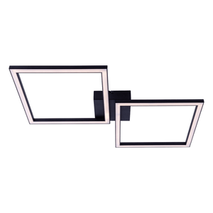 Plafon Led Urban 2 Quadrado 3000k Preto Startec