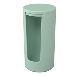 Porta Algodão Em Disco Serene Verde Jade Coza