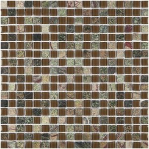 Pastilha De Vidro 30.5x30.5 Pedra Smg02  Glass Mosaic