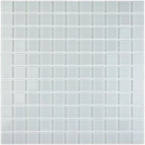 Pastilha De Vidro 30x30 Branco K2501  Glass Mosaic