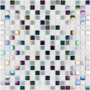 Pastilha De Vidro 30.5x30.5 Resina Furtaçor Ty21  Glass Mosaic