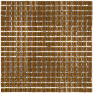 Pastilha De Vidro 30x30 Cristal Bege K303 Glass Mosaic