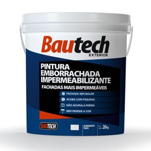 Tinta Emborrachada Branca 20kg Bautech