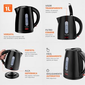 Chaleira Eletrica Pratic Hot 220v (Ce-07) Mondial