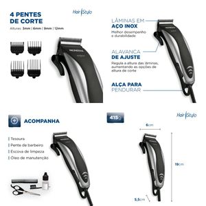 Cortador De Cabelos Hair Stylo 220v (Cr-02) Mondial
