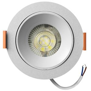 Spot Embutir Easy Led Decor 7w 3000k Redodo Branco 9cm Bronzearte