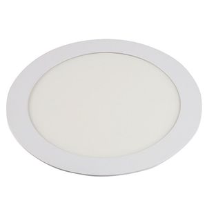 Painel Embutir Slim Led 12w 3000k Redondo Bivolt Branco Bronzearte