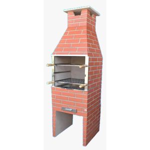 Churrasqueira Média Tijolinho Cerâmica 63cm Prosperity Artefatos