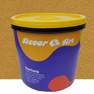 Textura Arenosa Ocre Colonial Balde 20kg Decor E Arte