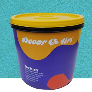 Textura Arenosa Verde Agua Balde 20kg Decor E Arte