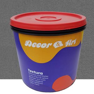 Grafiato Cinza Medio Com Selador Balde 20kg Decor E Arte