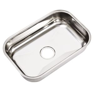 Cuba Inox Rasa 46x30x11 Aço 430 Fabrinox