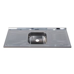 Pia Inox 1.20x52cm Com Escorredor Fabrinox