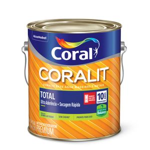 Esmalte Coralit Total Base Água Fosco Branco Neve 3.6l Coral