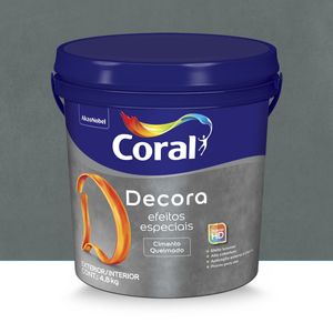 Efeito Cimento Queimado Decora Imensidao Cinza  4.8kg Coral