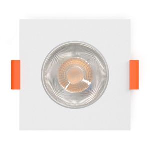 Spot Embutir Easy Led 3w 6500k Quadrado 7.5cm Bronzearte