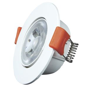 Spot Embutir Easy Led 3w 6500k Redondo 7.5cm Bronzearte