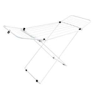 Varal De Chão Com Abas Lugano Aço Branco 1.22x56x80 Secalux
