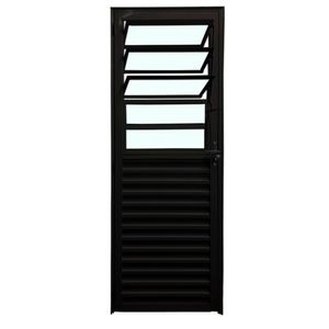 Porta Basculante L-25 Safira Preto 210x80 Esquerdo Esquadrifazio