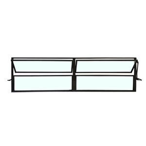 Vitro Basculante Safira Preto 2 Seções 040x150 Esquadrifazio