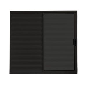 Veneziana Safira Preto 3 Folhas Sem Grade 100x120 Esquadrifazio