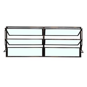 Vitro Basculante Safira Preto 2 Seções 060x120 Esquadrifazio