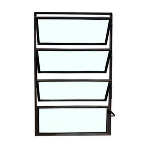 Vitro Basculante Safira Preto 1 Seção 080x060 Esquadrifazio