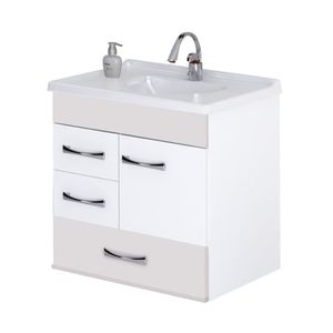 Toucador Monaco 2gav+Gavetao 59.5cm Off White