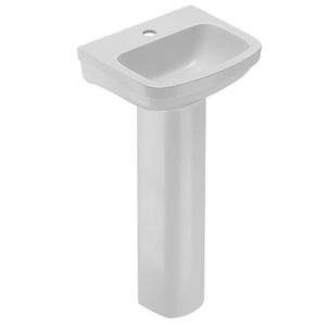 Coluna Para Lavatório Prímula/Lírio Branco Fiori