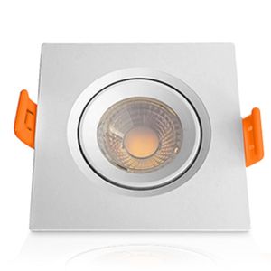 Spot Superled Quadrado 5w 6400k Branco Ourolux
