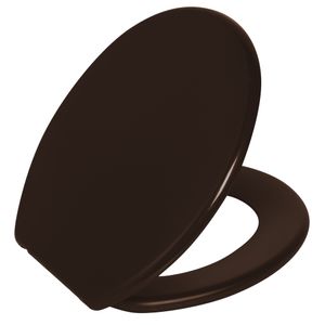 Assento Sanitário Oval Soft  Marrom 1 Astra