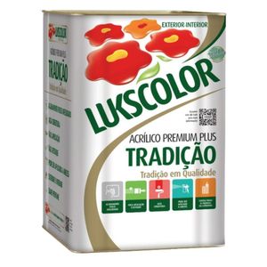 Tinta Premium Acrílica Tradiçãoo Plus Tubarão Branco 18l Lukscolor