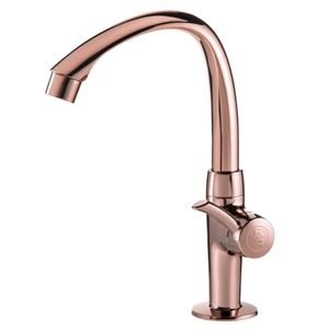 Torneira Lavatório Mesa Alta Movel Rose Gold 1/2" Tigre
