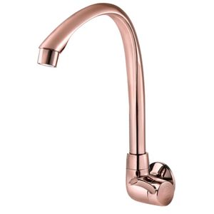 Torneira Cozinha Parede Alta Movel Rose Gold 1/2-3/4" Tigre