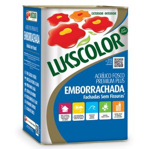 Tinta Emborrachada Fosco Plus Areia 18l Lukscolor