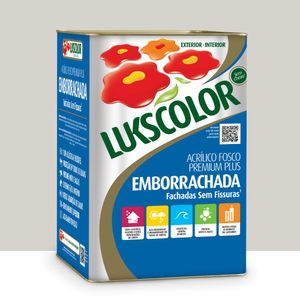 Tinta Emborrachada Fosco Plus Branco Gelo 18l Lukscolor
