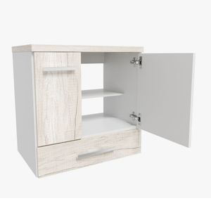 Toucador Madri Ii Sem Cuba 60cm Mezzo Blanco Darabas