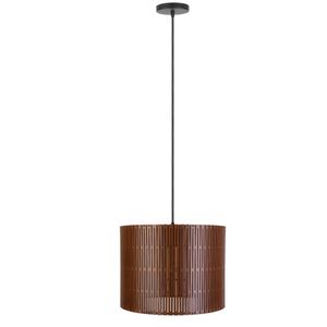 Pendente Bilbão Grande Natural 1 Lâmpada Kin Light